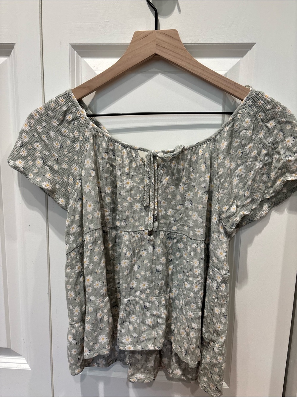 Flowy floral crop top